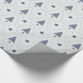 Blauwe staarten en staarten, verpakt papier (Hoek)