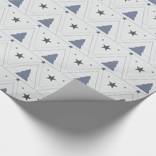 Blauwe staarten en staarten, verpakt papier (Hoek)