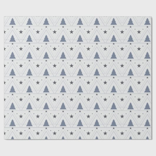 Blauwe staarten en staarten, verpakt papier (Vlak)