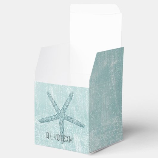 Blauwe staartvis bedankdoosjes (Geopend)