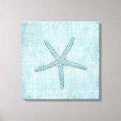 Blauwe staartvis canvas afdruk (Voorkant)