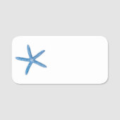 Blauwe staartvis naamplaatje (Voorkant)