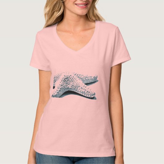 Blauwe staartvis t-shirt (Voorkant)