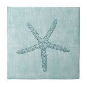 Blauwe staartvis tegeltje (Voorkant)