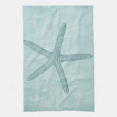 Blauwe staartvis theedoek (Verticaal)