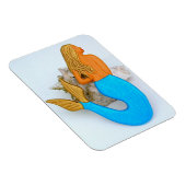 blauwe staartzeemeermin magneet (Rechterzijde)