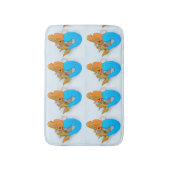 blauwe-staartzeemuizen badmat (Voorkant Verticaal)