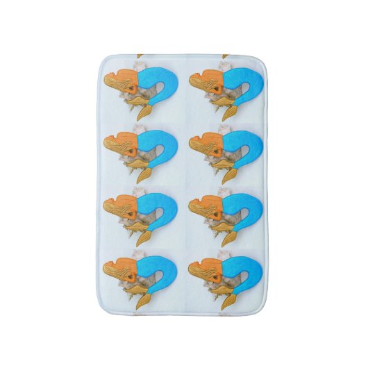 blauwe-staartzeemuizen badmat (Voorkant Verticaal)