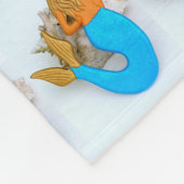 blauwe-staartzeemuizen fleece deken (Hoek)