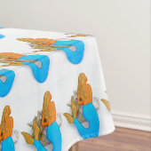 blauwe-staartzeemuizen tafelkleed (Voorbeeld)