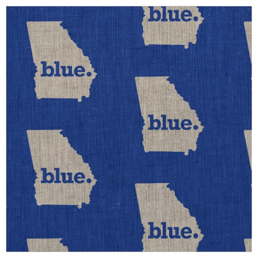 BLAUWE STAAT GEORGIA STOF (Swatch)