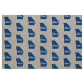 Blauwe staat Georgië Stof (Fat Quarter)