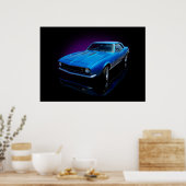 Blauwe staatsgreep uit 1967 poster (Keuken)