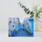 Blauwe stad, Chefchauan Briefkaart (Staand voorkant)