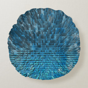 Blauwe stad..... rond kussen