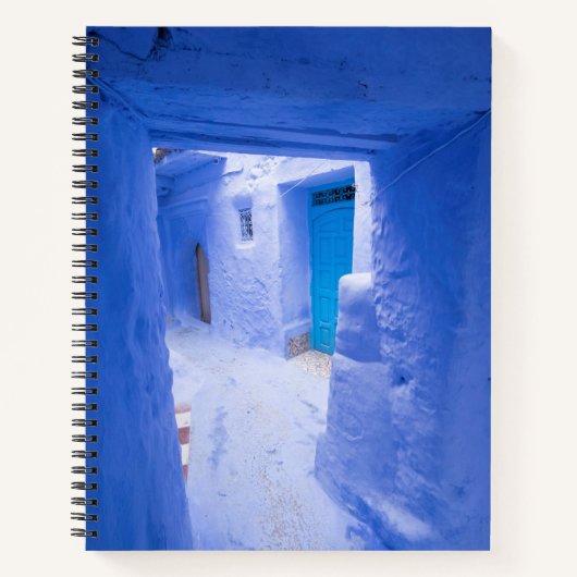 Blauwe stad steeg notitieboek (Voorkant)