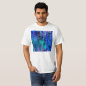 Blauwe stad t-shirt (Voorkant volledig)