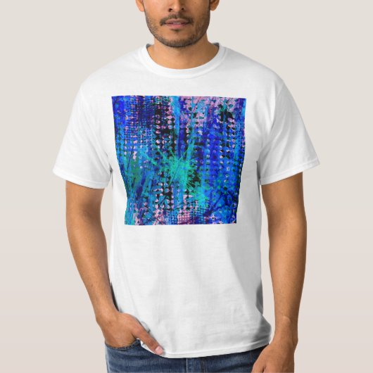 Blauwe stad t-shirt (Voorkant)