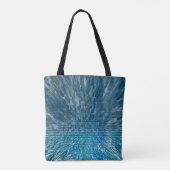 Blauwe stad..... tote bag (Achterkant)