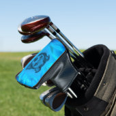 Blauwe Staffy Puppy Golfheadcover (Insitu)