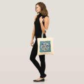 Blauwe Stam Schildpad Tote Bag (Voorkant (model))