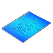 Blauwe StammenSchildpad Notitieboek (Linkerzijde)