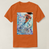 Blauwe standaard hier Drangon Ball Z T-shirt (Design voorkant)