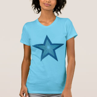 Blauwe Star-shirt blauw T-shirt