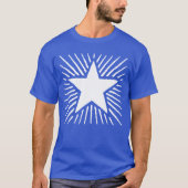 Blauwe Starburst T-shirt (Voorkant)