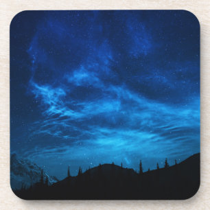 BLAUWE STARTEN IN EEN DARK EN BLAUWE SKY BIER ONDERZETTER