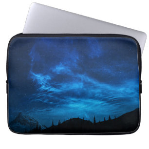 BLAUWE STARTEN IN EEN DARK EN BLAUWE SKY LAPTOP SLEEVE