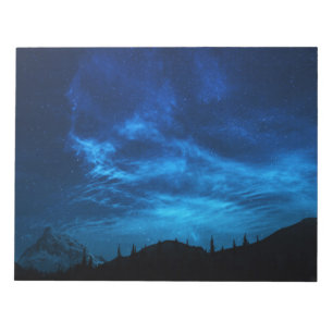 BLAUWE STARTEN IN EEN DARK EN BLAUWE SKY NOTITIEBLOK