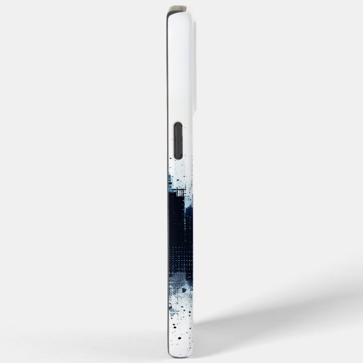 Blauwe stedelijke skyline Case-Mate iPhone case (Achterkant / Rechts)