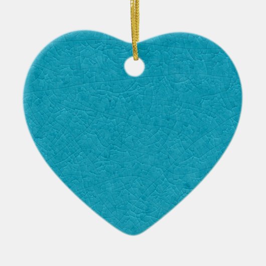 Blauwe steen keramisch ornament (Voorkant)