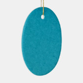 Blauwe steen keramisch ornament (Rechts)
