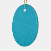 Blauwe steen keramisch ornament (Links)