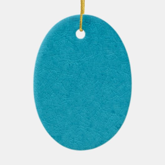 Blauwe steen keramisch ornament (Voorkant)