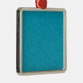 Blauwe steen metalen ornament (Rechts)