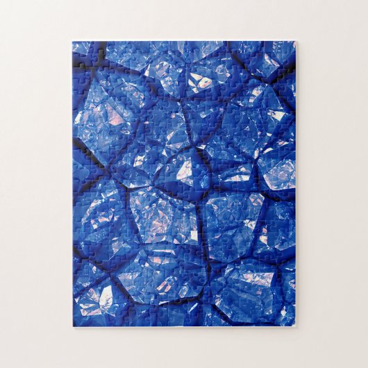 Blauwe Steen Textuur Legpuzzel (Verticaal)