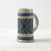 Blauwe steenbg bierpul (Voorkant rechts)