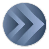 Blauwe steenbg keramische knop (Voorkant)
