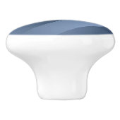 Blauwe steenbg keramische knop (Zijkant)