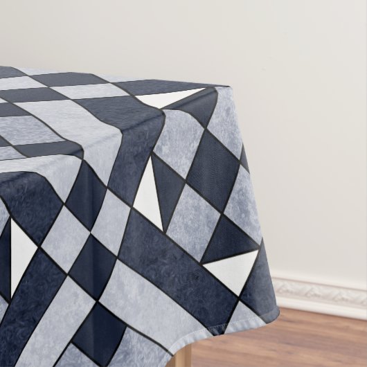 Blauwe steenkool tafelkleed (Voorbeeld)