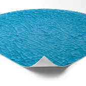 Blauwe steenscheuren poster (Hoek)