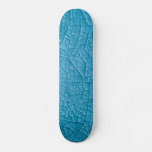 Blauwe steenscheuren skateboard