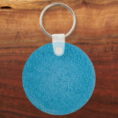 Blauwe steenscheuren sleutelhanger (Voorkant)