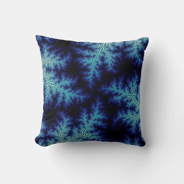 Blauwe steenwasbril kussen (Voorkant)