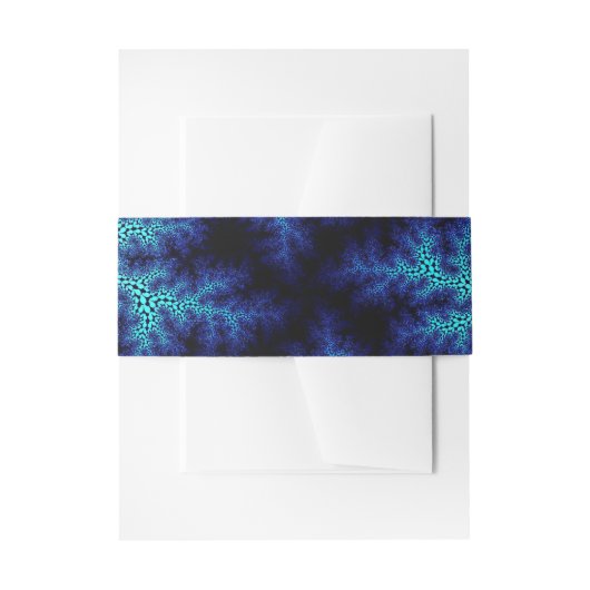Blauwe steenwasbril uitnodigingen wikkel (Voorkant Voorbeeld)