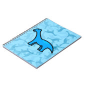 Blauwe Stegosaurus Notitieboek (Linkerzijde)