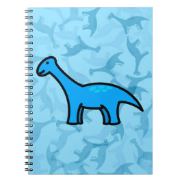 Blauwe Stegosaurus Notitieboek